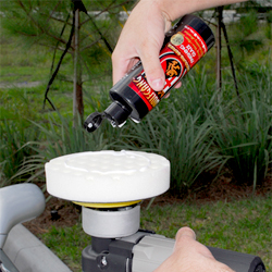Apply Wolfgang Finishing Glaze 3.0 with a polishing pad by Lake Country or The Edge 2000.